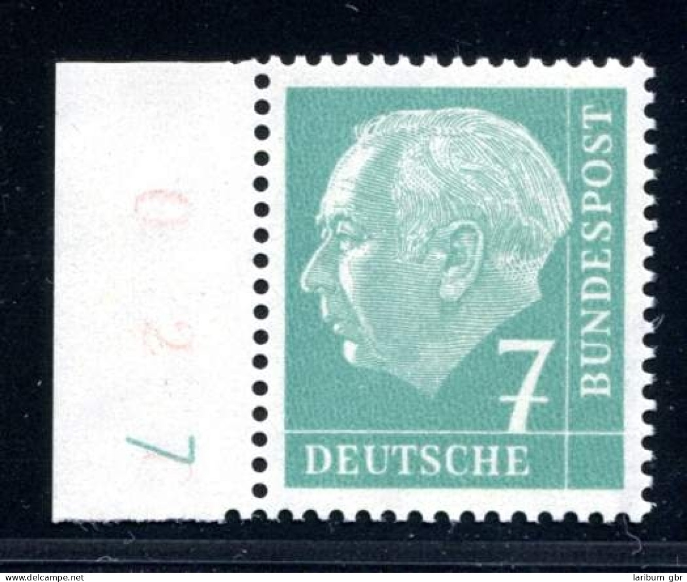 Bund Dauerserie/ DS Heuss I 181 Y W DZ 7 Postfrisch Geprüft #JE814 - Altri & Non Classificati