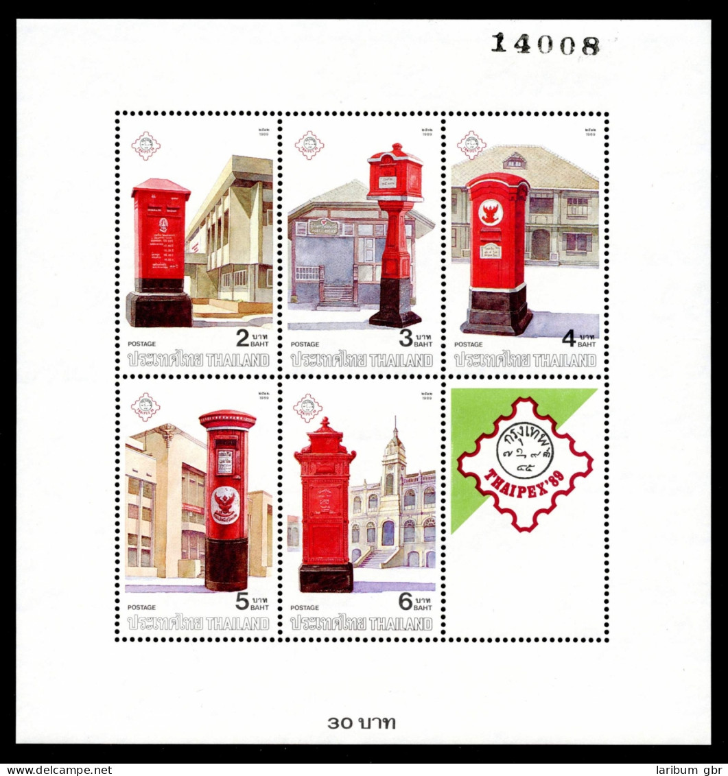 Thailand Block 22 A Postfrisch Briefkästen #IN641 - Tailandia