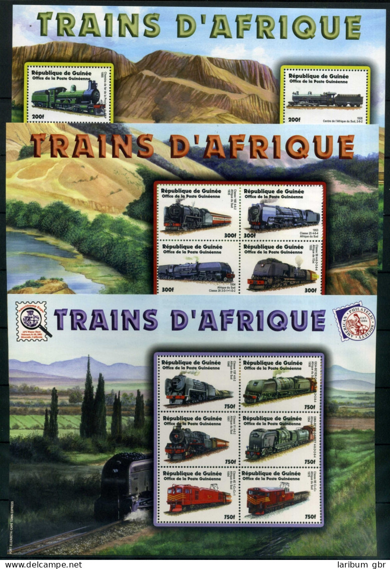 Guinea 3595-3612 Postfrisch Eisenbahn #IM102 - Guinée (1958-...)