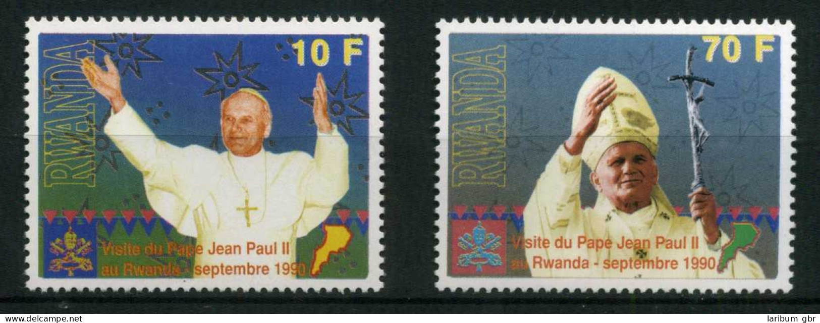 Ruanda 1439-1440 Postfrisch Papst #HD232 - Other & Unclassified