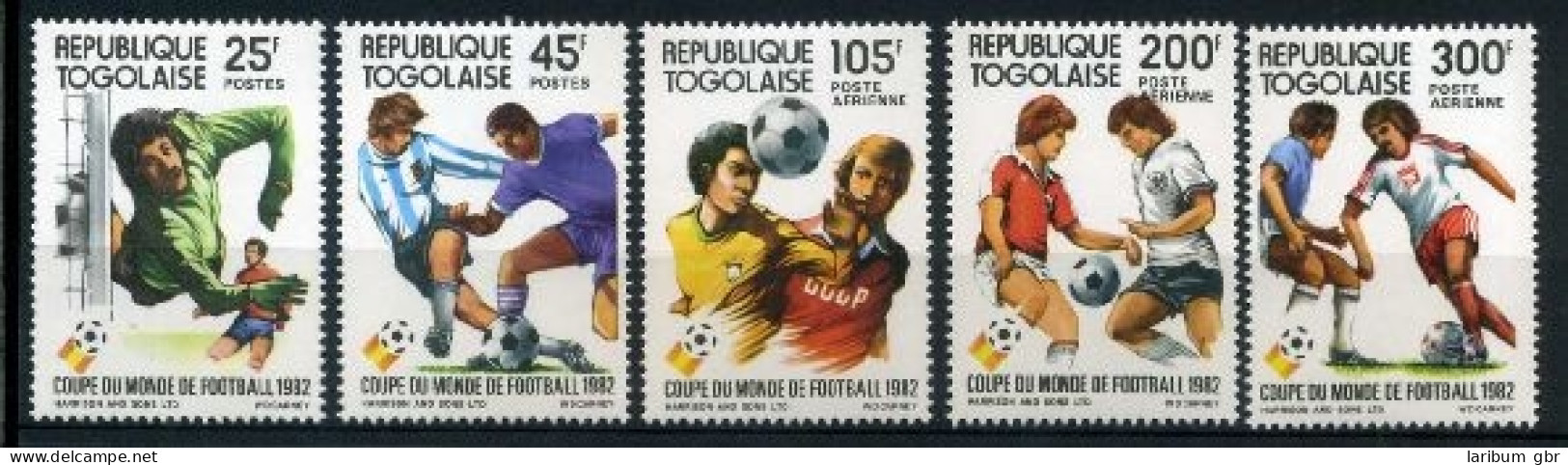 Togo 1613-1617 Postfrisch Fußball #GE487 - Togo (1960-...)
