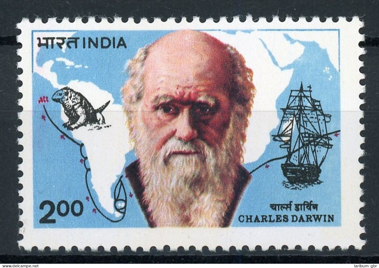 Indien 951 Postfrisch Charles Darwin #IS940 - Otros & Sin Clasificación