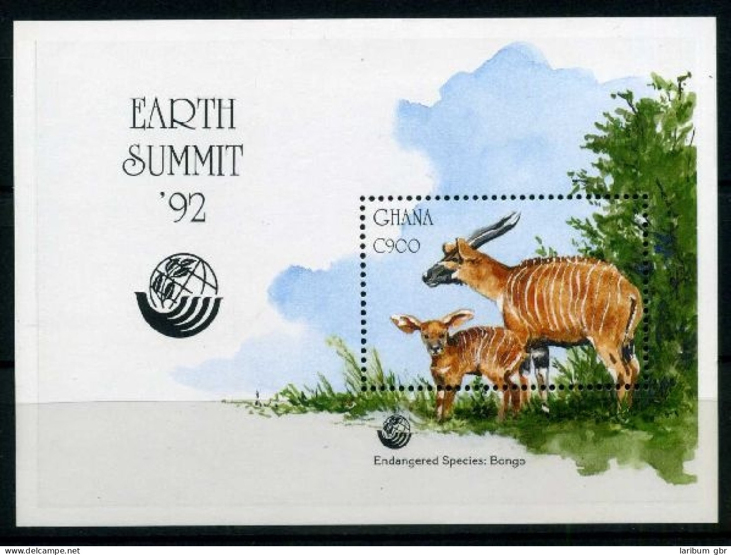 Ghana Block 215 Postfrisch Wildtiere #IN570 - Ghana (1957-...)