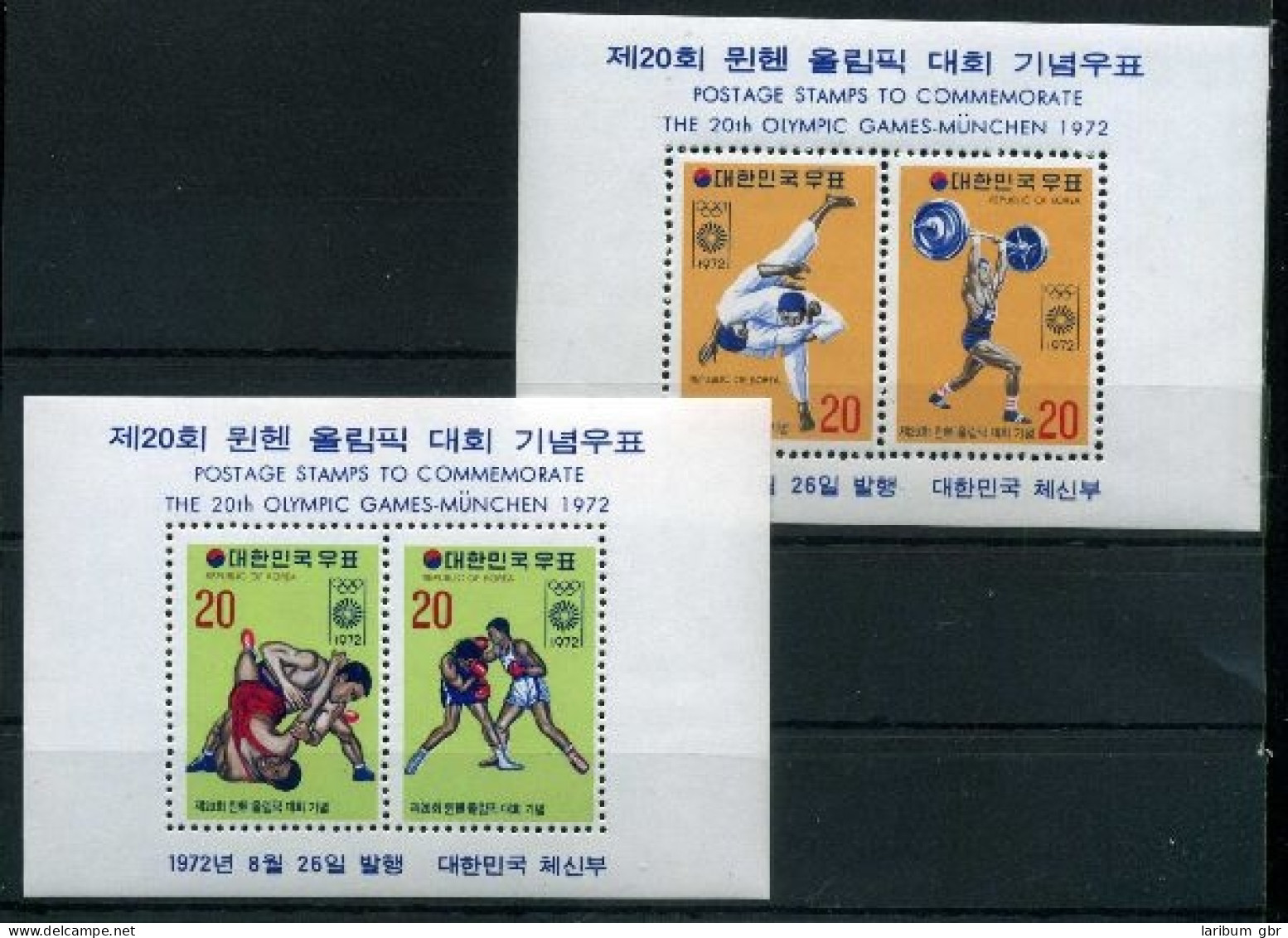 Südkorea Block 354-55 Postfrisch Olympiade 1972 #JG702 - Corea (...-1945)