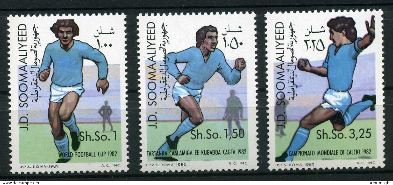 Somalia 315-317 Postfrisch Fußball #GE419 - Somalië (1960-...)