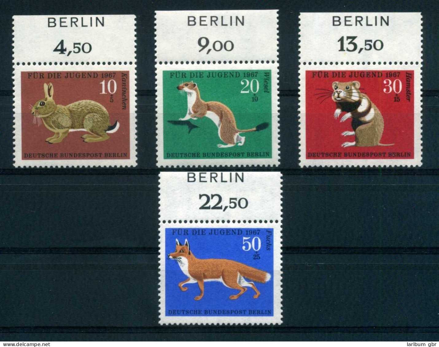 Berlin 299-302 Postfrisch Oberrand Zudruck Berlin #HD242 - Altri & Non Classificati