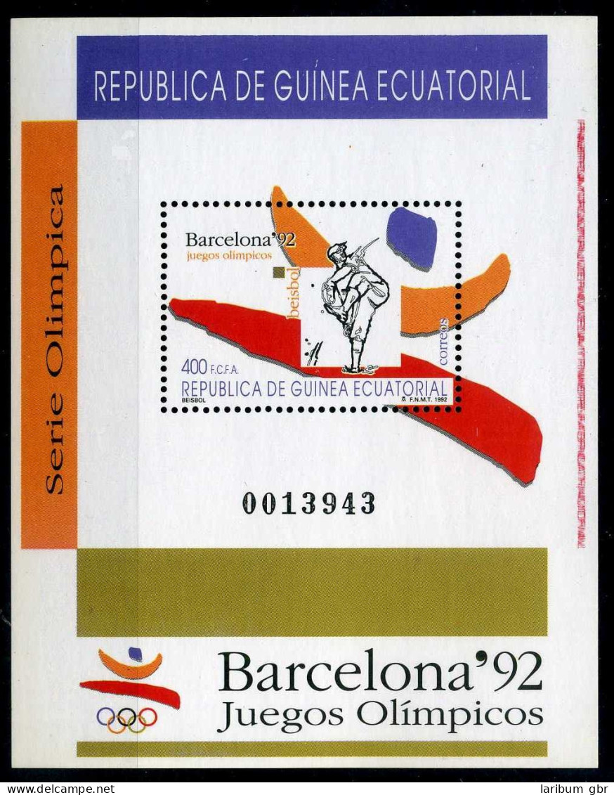 äquatorial Guinea Block 321 Postfrisch Olympia 1992 Barcelona #JG604 - Equatorial Guinea