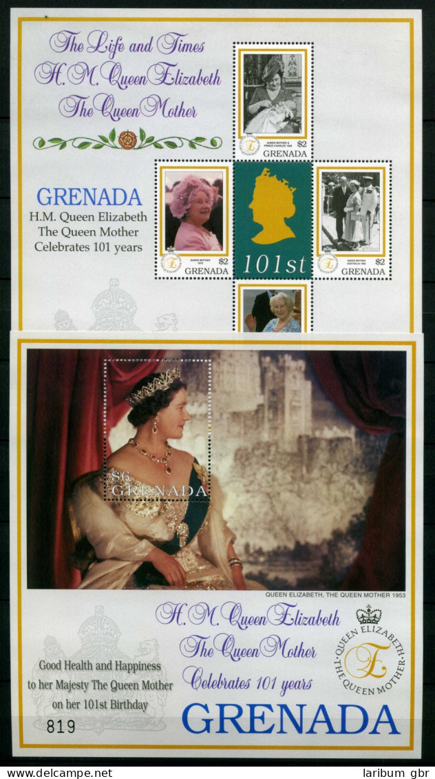 Grenada KB 4858-4861 + Bl 660 Postfrisch Königshäuser #IF040 - Grenada (1974-...)