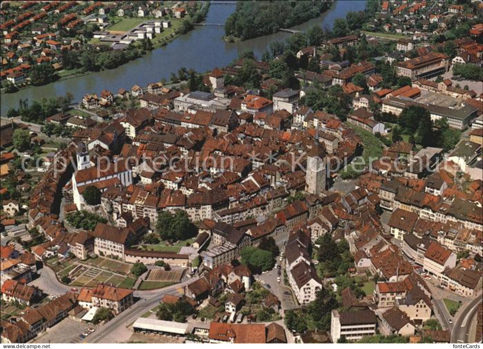 12578956 Aarau AG Fliegeraufnahme Aarau - Andere & Zonder Classificatie