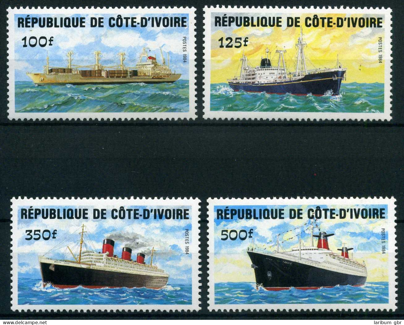 Elfenbeinküste 830-33 Postfrisch Schiffe #IF545 - Côte D'Ivoire (1960-...)