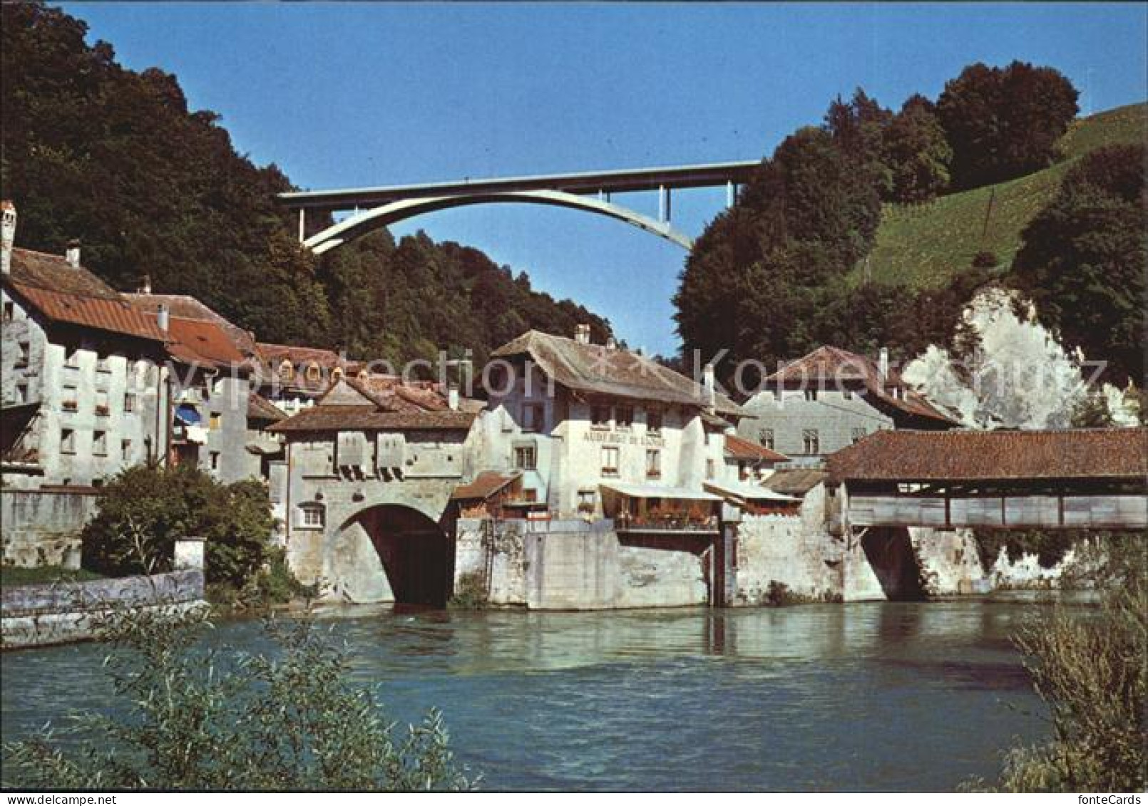 12578286 Fribourg FR Bern-Bruecke Gotteron-Bruecke Fribourg FR - Otros & Sin Clasificación