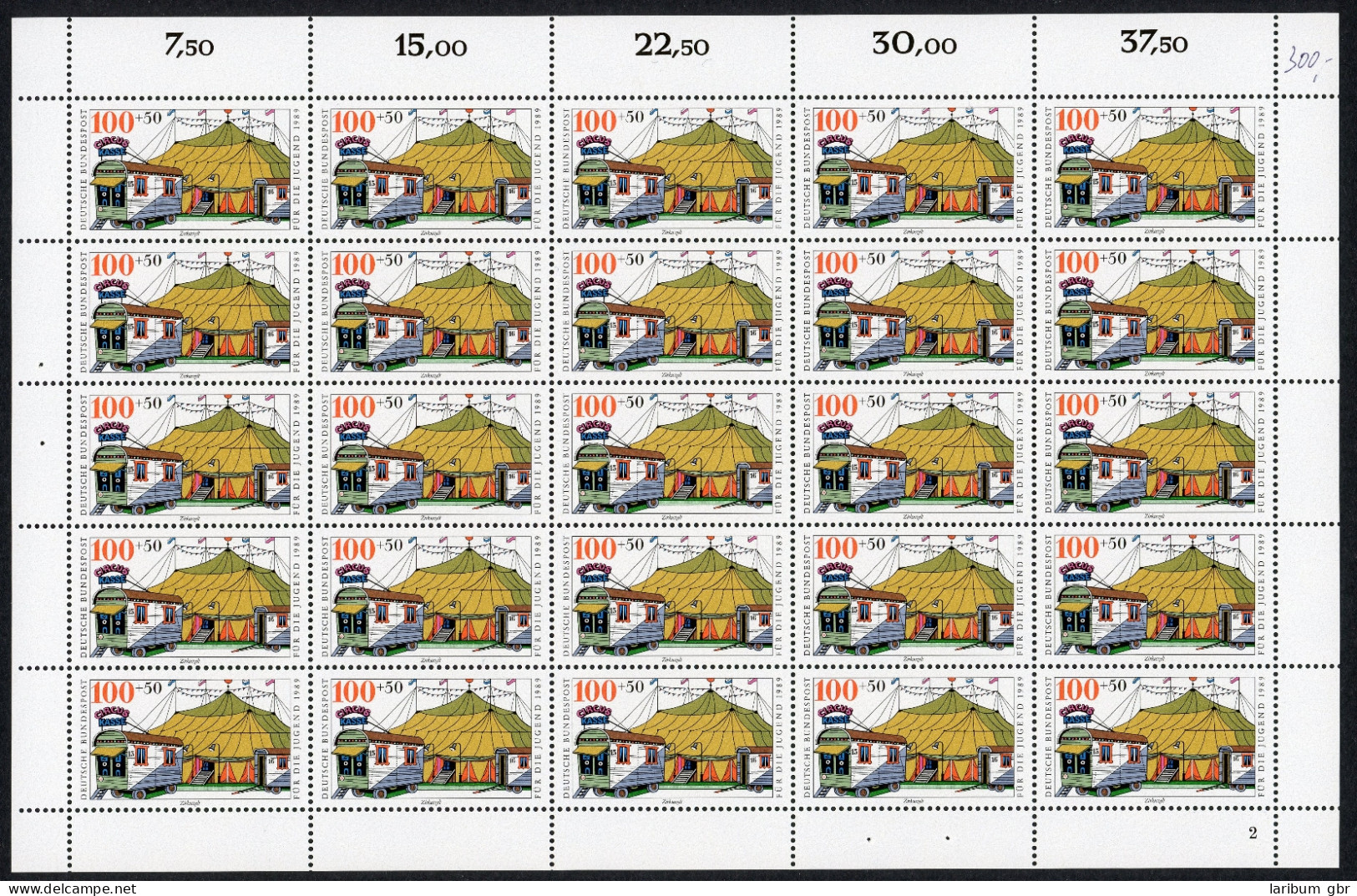 Bund 25er Bogen 1414 Postfrisch Formnummer 2 #KA170 - Otros & Sin Clasificación