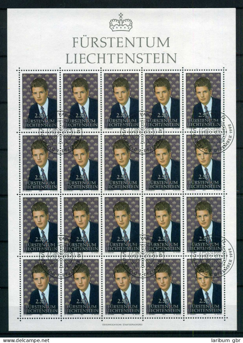 Liechtenstein Kleinbogen 1053 Fürstenhaus Ersttagssonderstempel #JG452 - Sonstige & Ohne Zuordnung