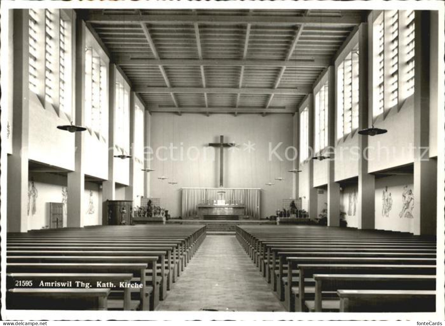 12578026 Amriswil TG Kath Kirche Inneres Amriswil - Altri & Non Classificati