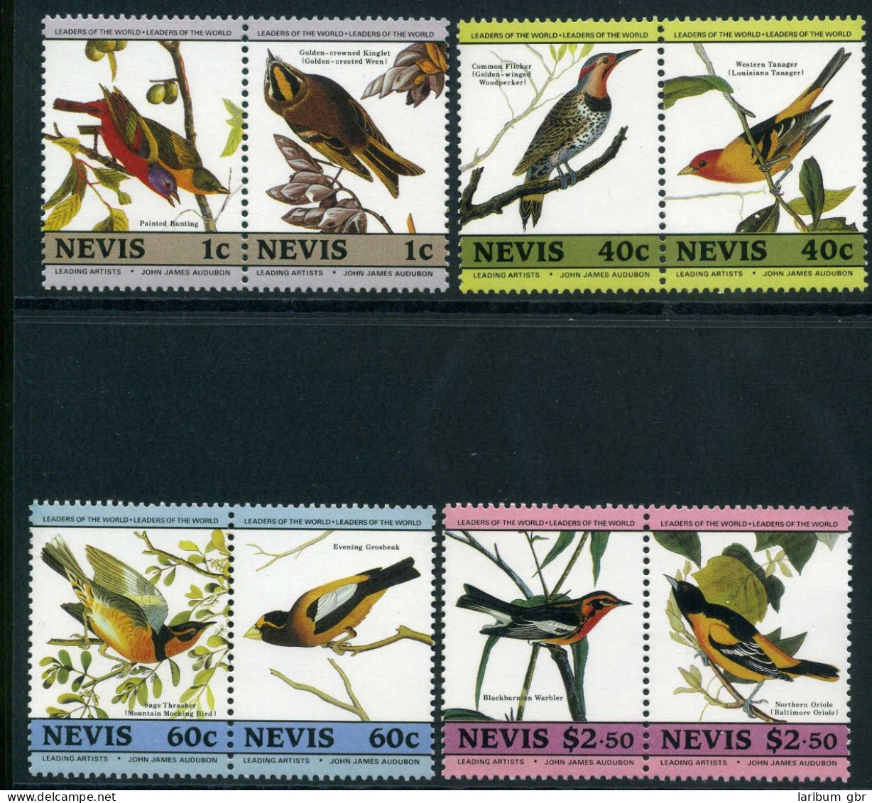 Nevis 268-275 Postfrisch Vögel #JC572 - Anguilla (1968-...)