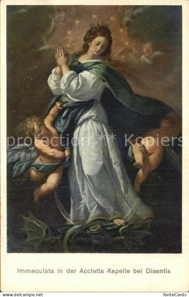 12577986 Disentis GR Immaculata In Der Accletta Kapelle Disentis - Sonstige & Ohne Zuordnung