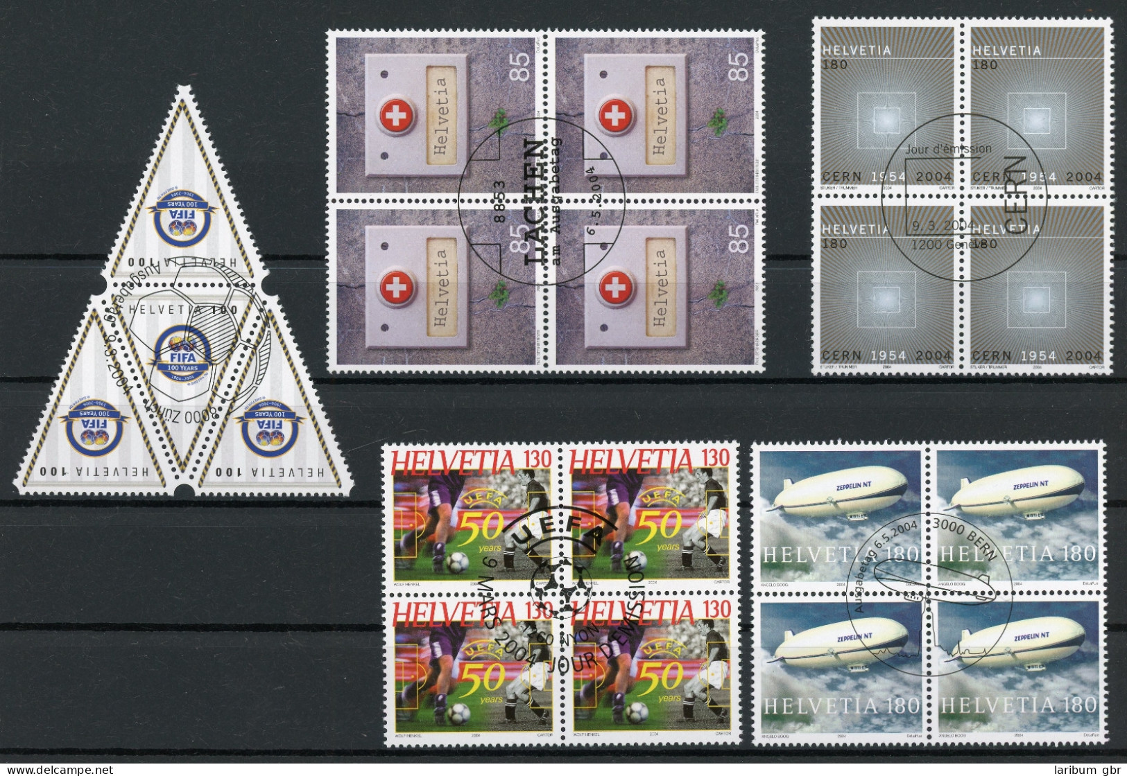 Schweiz Lot 4er Blöcke Ersttagssonderstempel #HD265 - Andere & Zonder Classificatie