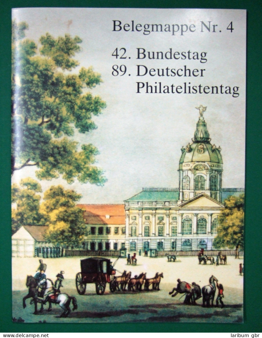 Bund Belegmappe Nr. 4 Gestempelt 89. Deutscher Philatelistentag #JW894 - Sonstige & Ohne Zuordnung