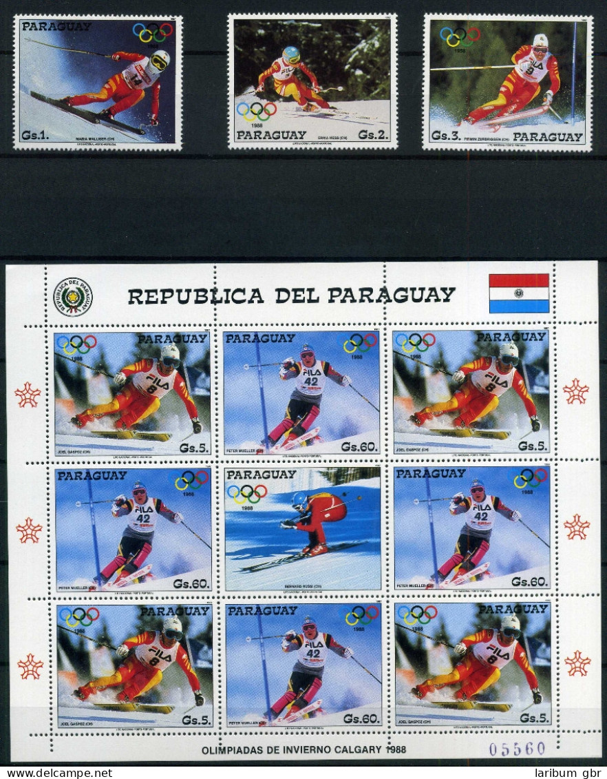 Paraguay Kleinbogen 4175-4179 Postfrisch Olympiade #ID494 - Paraguay