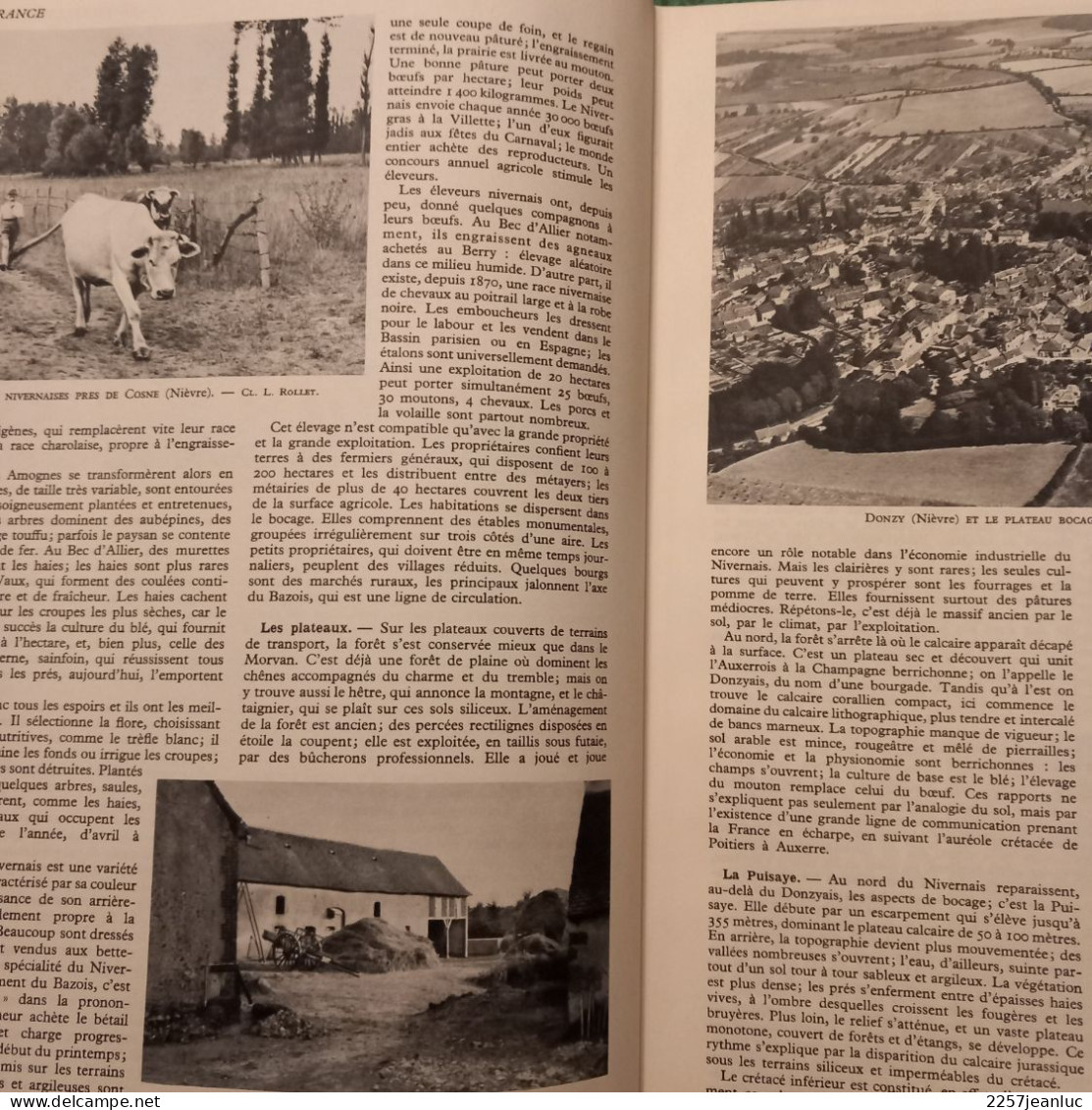 La France * Géographie Et Tourisme  Larousse Tome 1  Et 2 De  1952 - Géographie