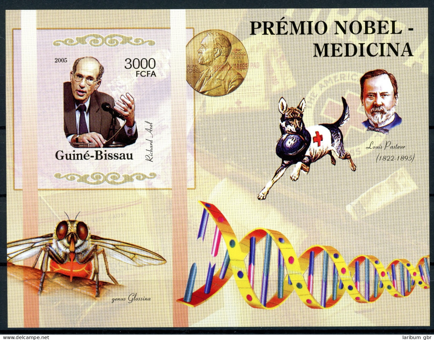 Guinea Bissau Blockausgabe 3192 B Postfrisch Nobel #HD203 - Guinée-Bissau