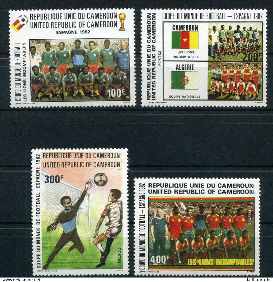 Kamerun 979-82 Postfrisch Fußball #GE538 - Cameroun (1960-...)