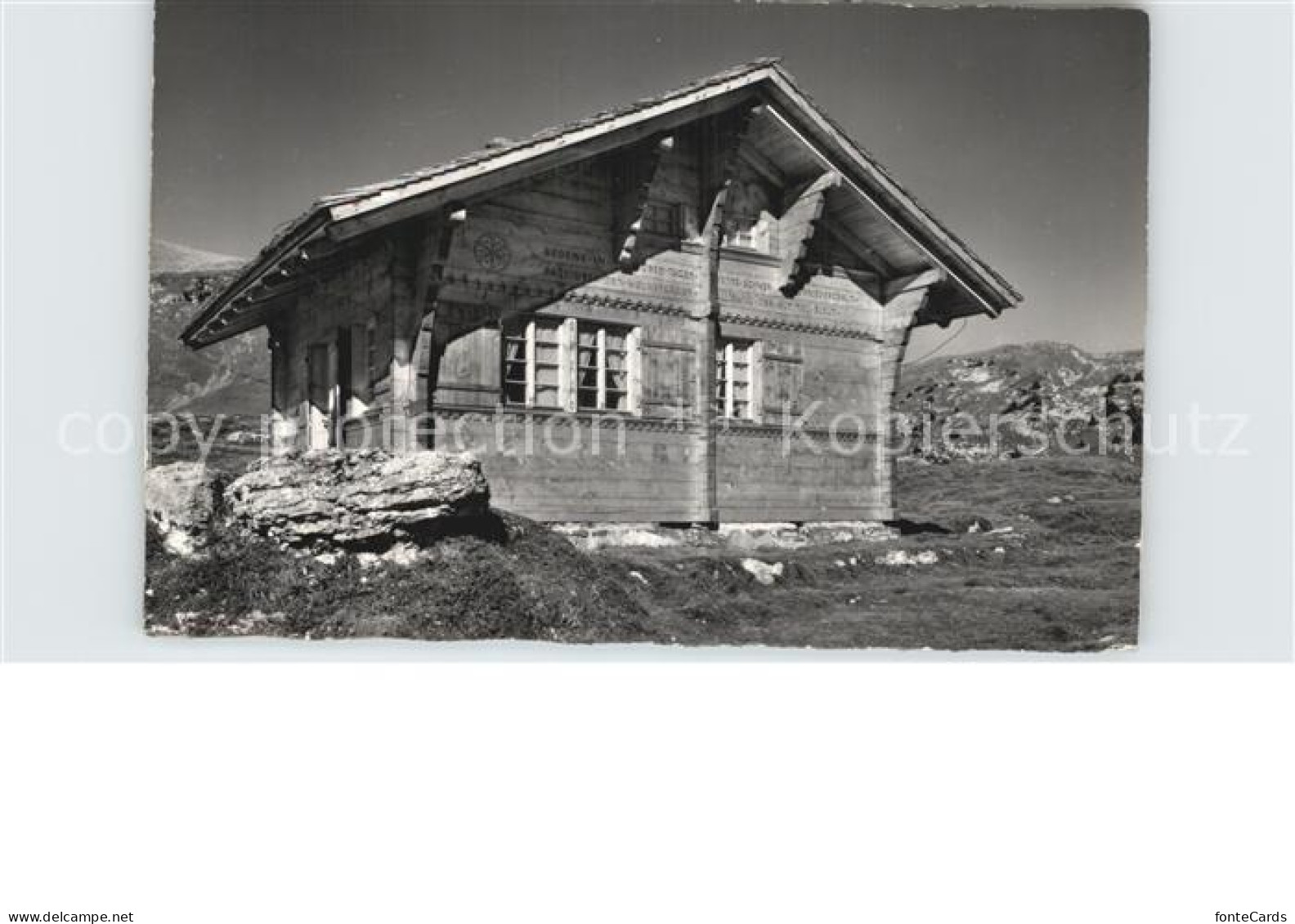 12571916 Lobhornhuette Ob Isenfluh Und Lauterbrunnen Lobhornhuette - Autres & Non Classés