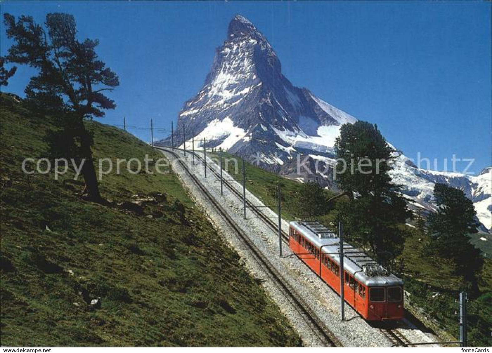 12529056 Gornergratbahn Zermatt Matterhorn Gornergratbahn - Autres & Non Classés