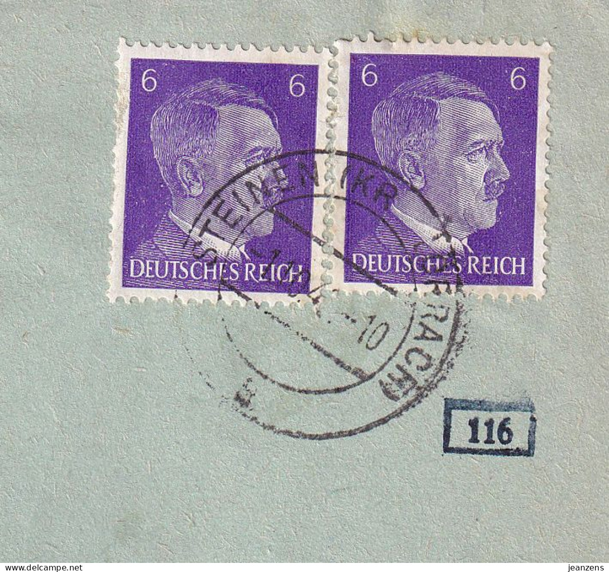 Lettre ʘ Steinen (Kr Lörrach) 11.06.1941 Au Tarif Frontalier 12 Rpf -> Rheinfelden (CH) - Zensur/censure ABP E - Brieven En Documenten