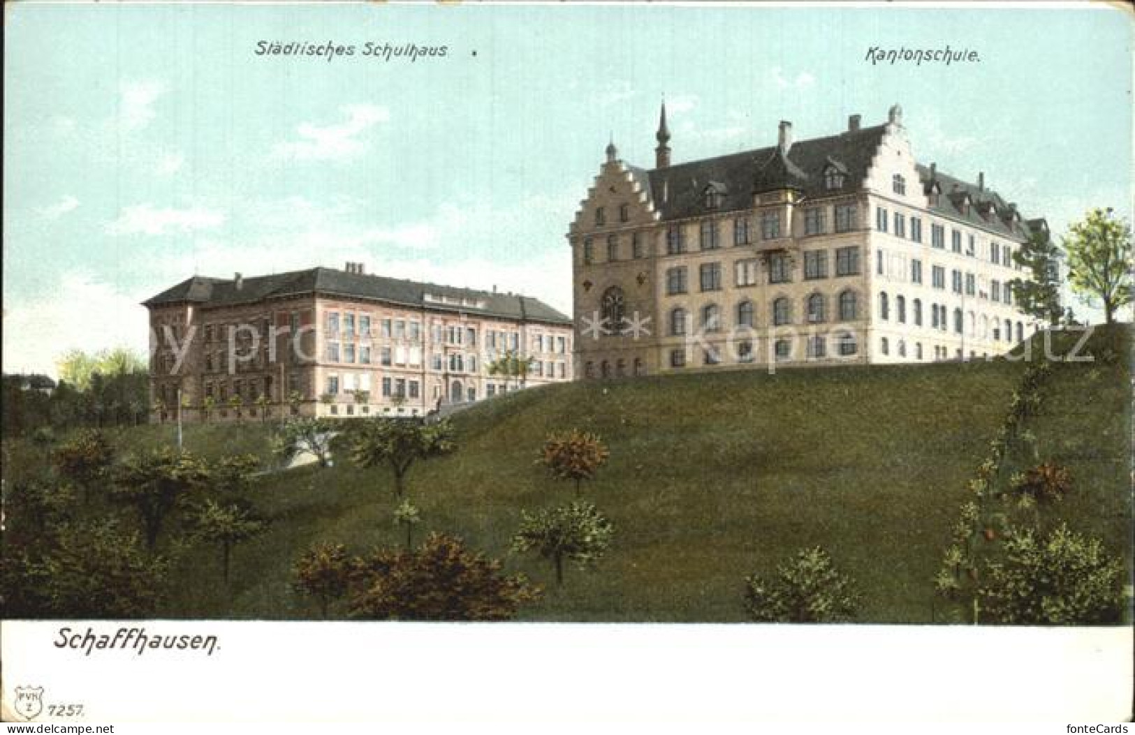 12506016 Schaffhausen SH Staedtisches Schulhaus Kantonschule Schaffhausen SH - Sonstige & Ohne Zuordnung