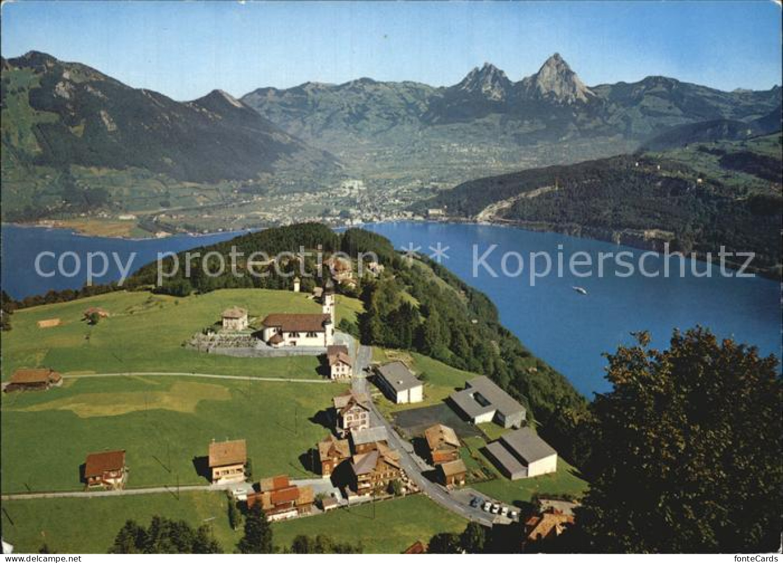 12502466 Seelisberg UR Vierwaldstaettersee Mit Mythen Schwyzer Voralpen Seelisbe - Otros & Sin Clasificación