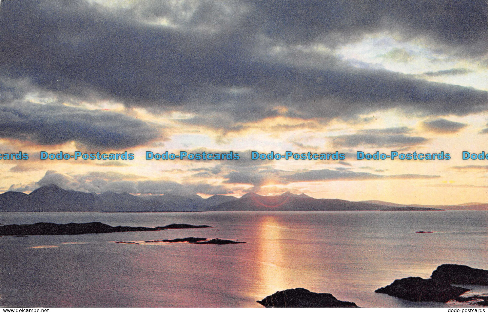 R082238 Sunset Over Skye From Kyle Of Lochalsh. Arthur Dixon - Welt