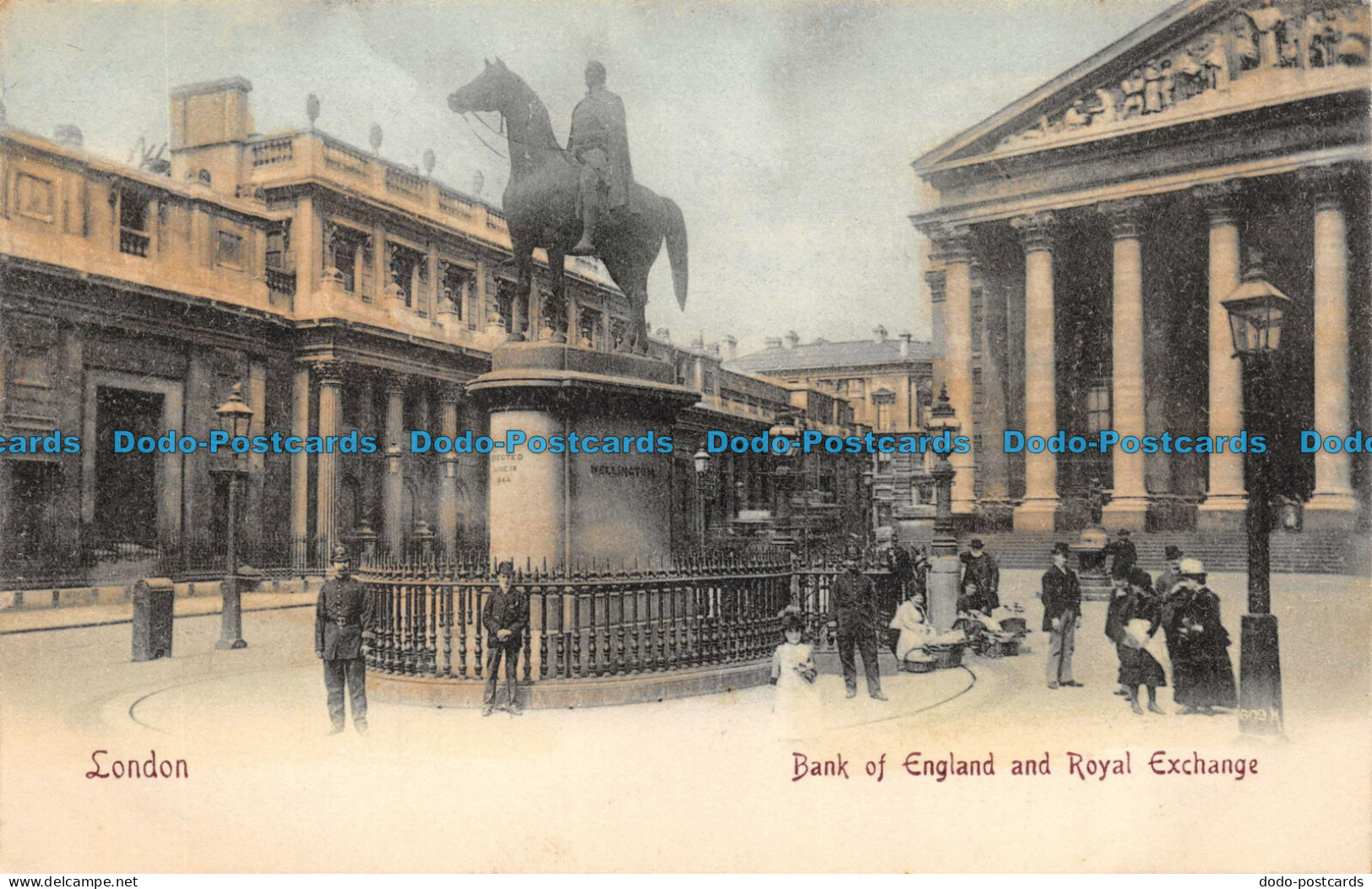 R081019 London. Bank Of England And Royal Exchange. 18. Edmund Dusedau - Sonstige & Ohne Zuordnung