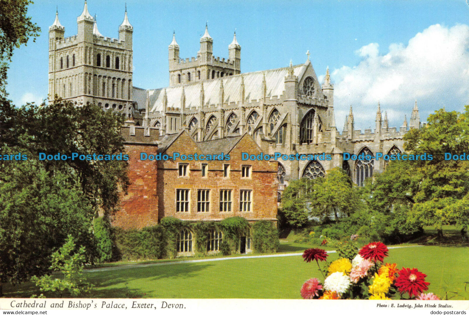 R081792 Cathedral And Bishops Palace. Exeter. Devon. E. Ludwig. Hinde. 1978 - Welt