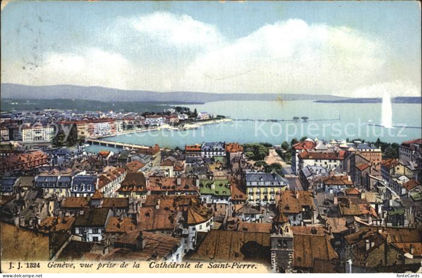 12476286 Geneve GE Blick Von Der Kathedrale Saint Pierre Geneve - Autres & Non Classés