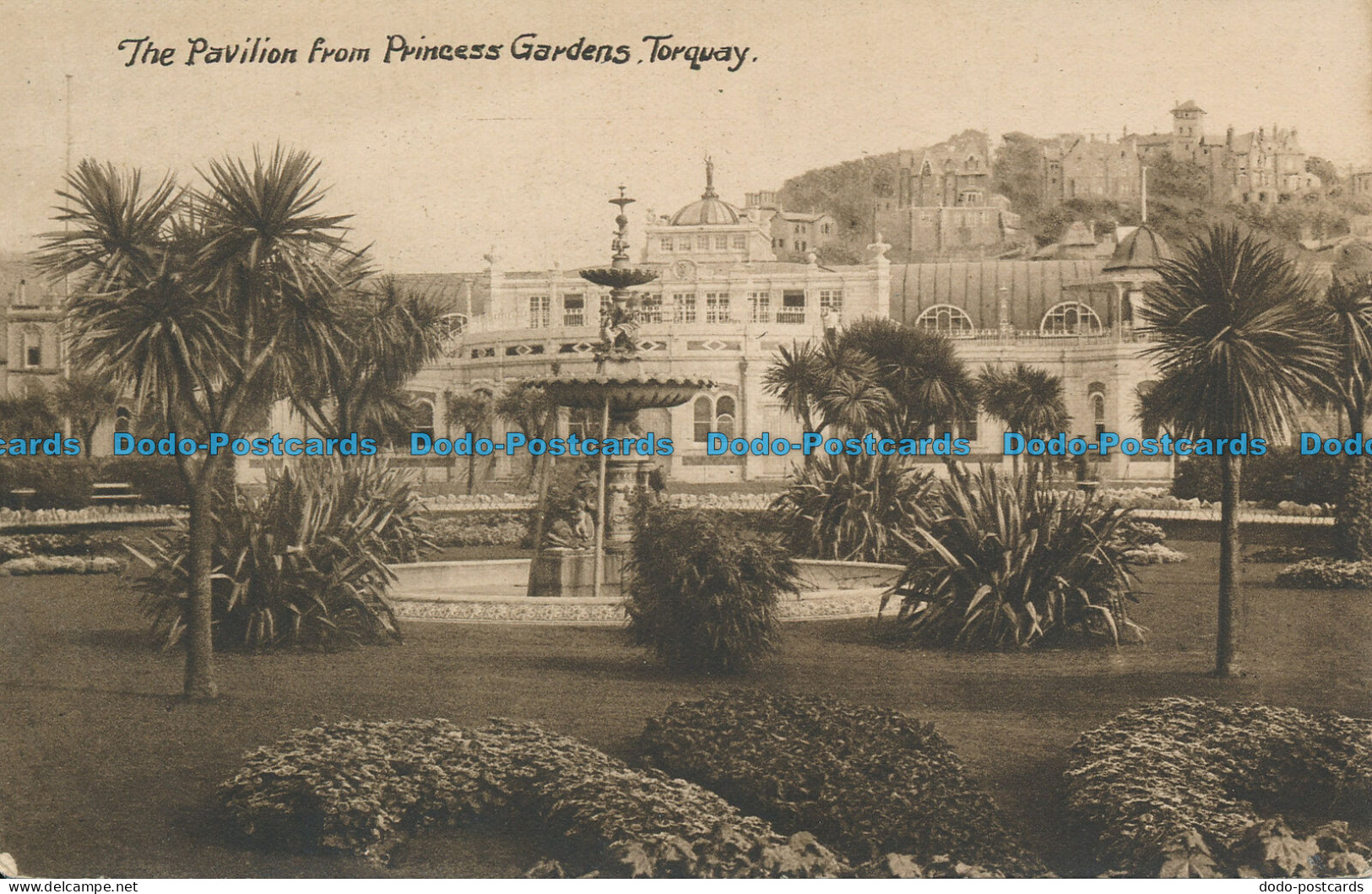 R082277 The Pavilion From Princess Gardens. Torquay. E. Hardman. 1919 - Monde