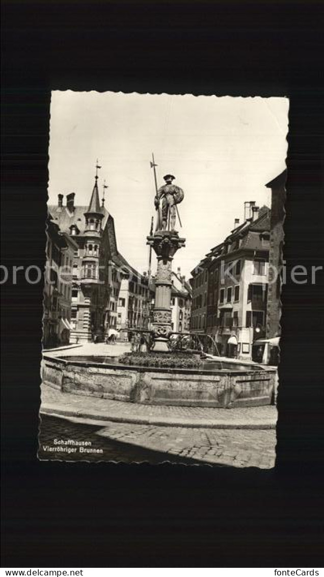 12475276 Schaffhausen SH Vierroehriger Brunnen Schaffhausen - Andere & Zonder Classificatie