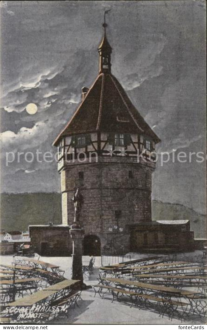 12475186 Schaffhausen SH Munot Kuenstlerkarte Schaffhausen - Andere & Zonder Classificatie