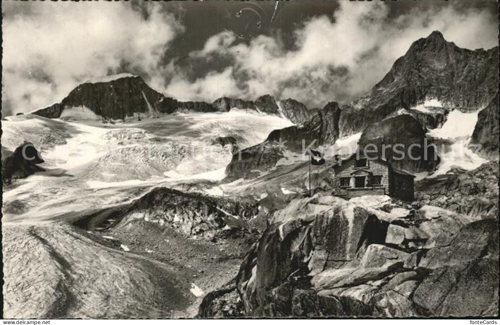 12475056 Albert Heim Huette Mit Galenstock Gletscherhorn Realp - Sonstige & Ohne Zuordnung