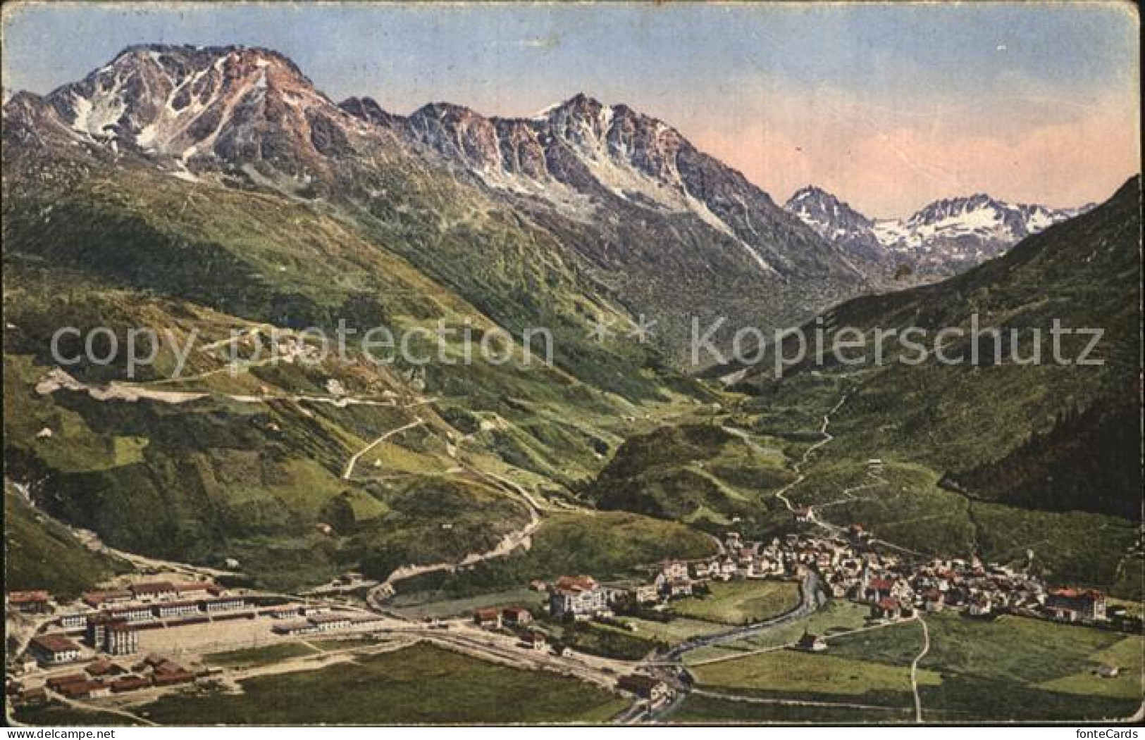 12474446 Andermatt Fliegeraufnahme Andermatt - Other & Unclassified