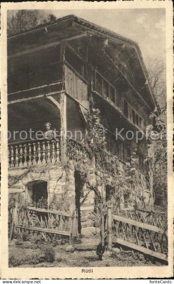 12474436 Ruetli Vierwaldstaettersee Altes Wohnhaus Ruetli - Autres & Non Classés