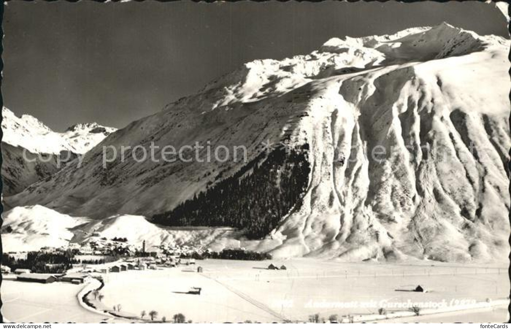 12474426 Andermatt Mit Gurschenstock Andermatt - Andere & Zonder Classificatie