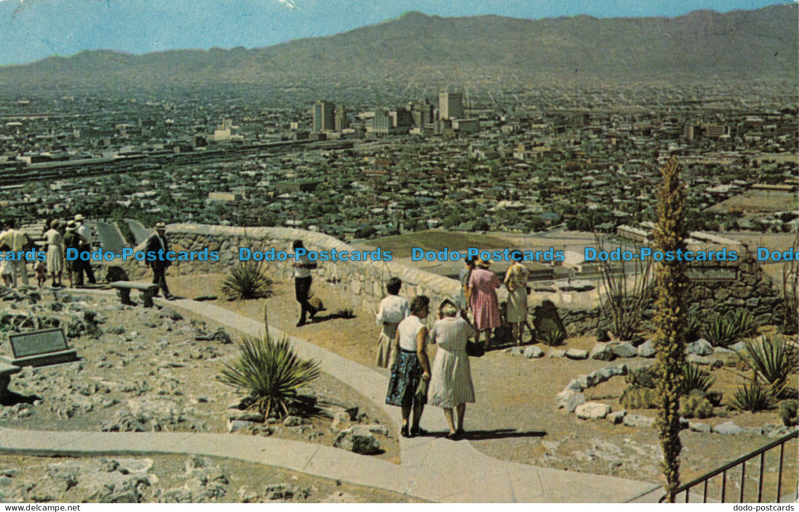 R081845 Downtown From Scenic Drive. El Paso. Texas. J. Schaaf - Mundo