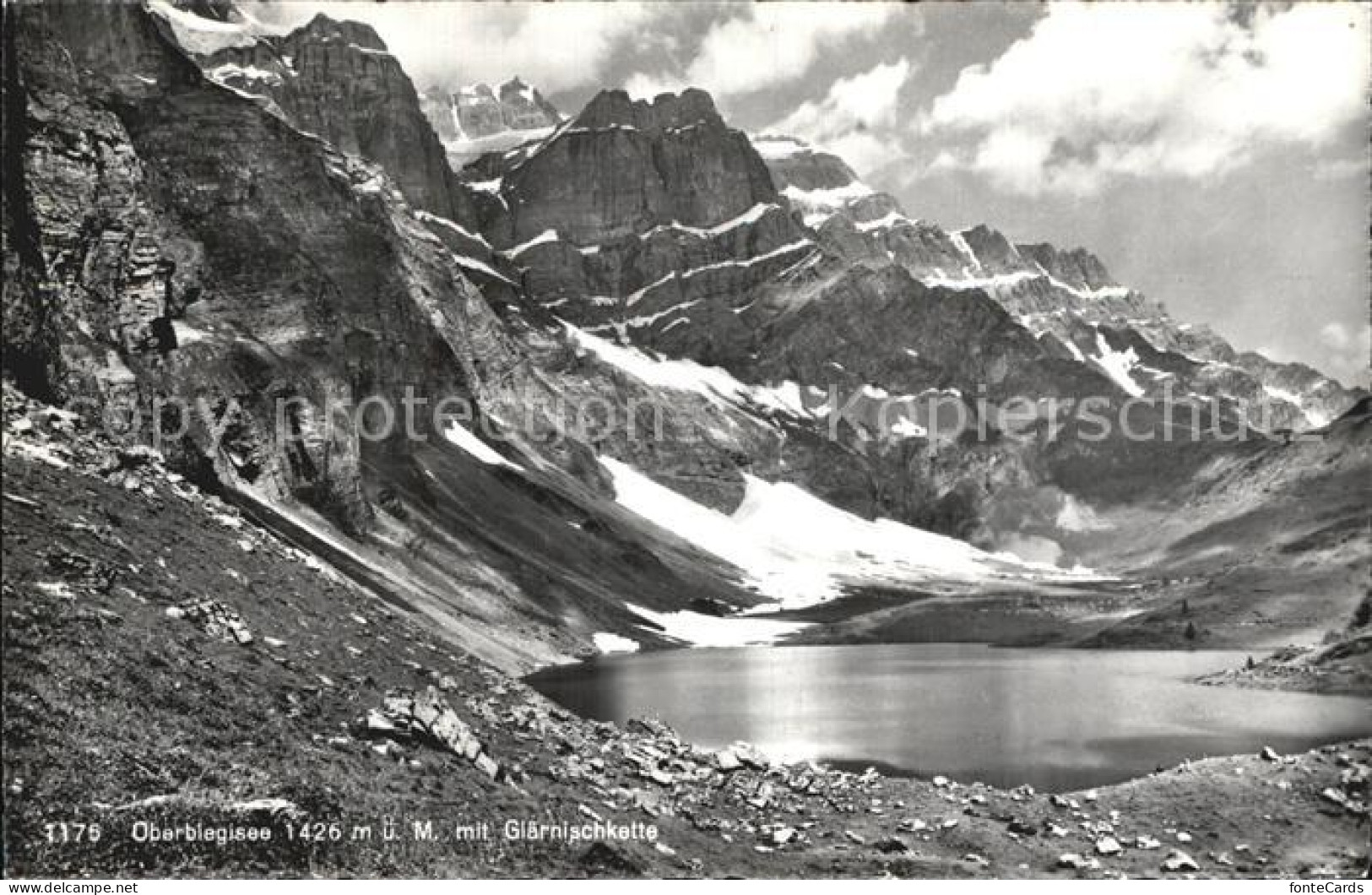 12473066 Oberblegisee Mit Glaernischkette Braunwald Luchsingen - Sonstige & Ohne Zuordnung