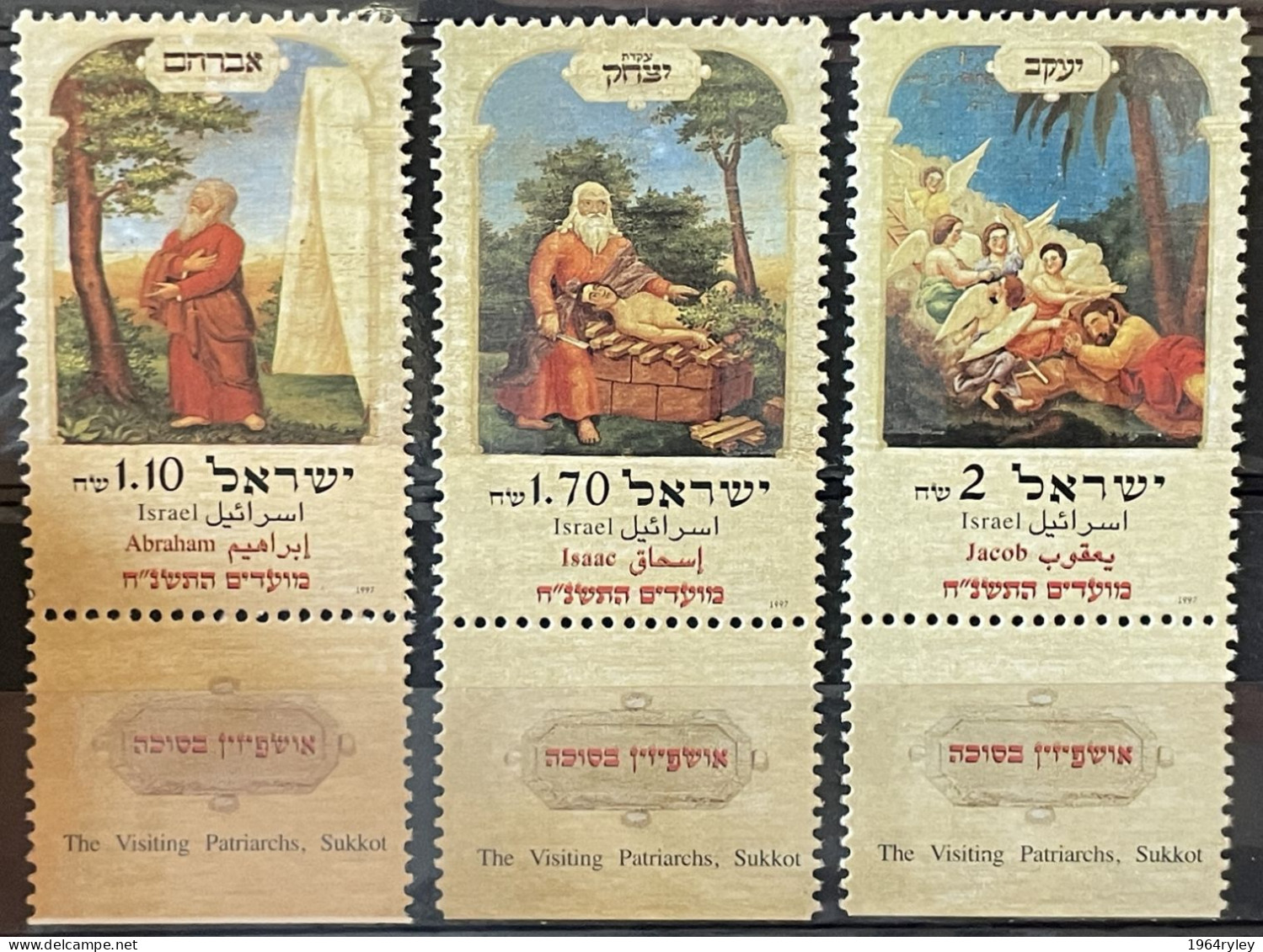 ISRAEL - MNH** - 1997 -  # 1439/1441 - Nuovi (con Tab)