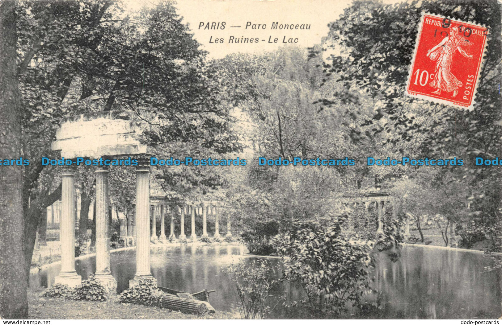 R081075 Paris. Parc Monceau. Les Ruines. Le Lac - Mundo