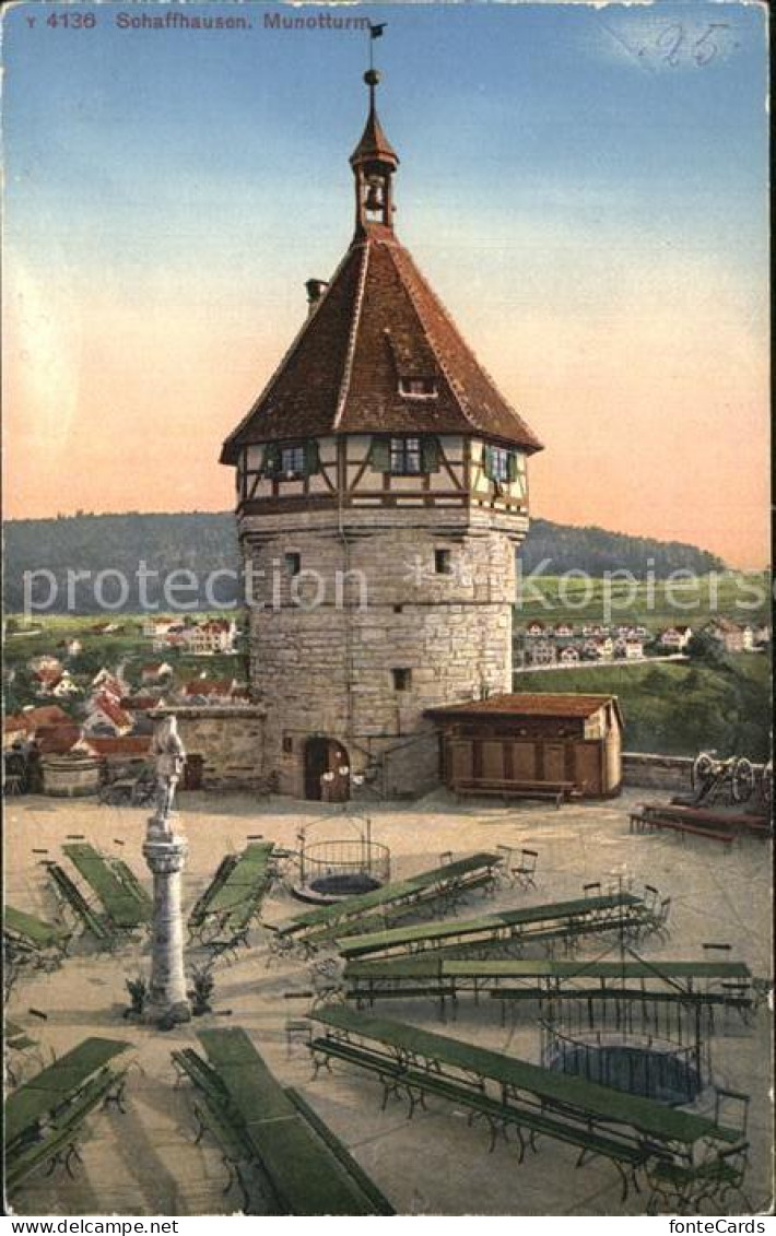 12472996 Schaffhausen SH Munotturm Schaffhausen - Andere & Zonder Classificatie