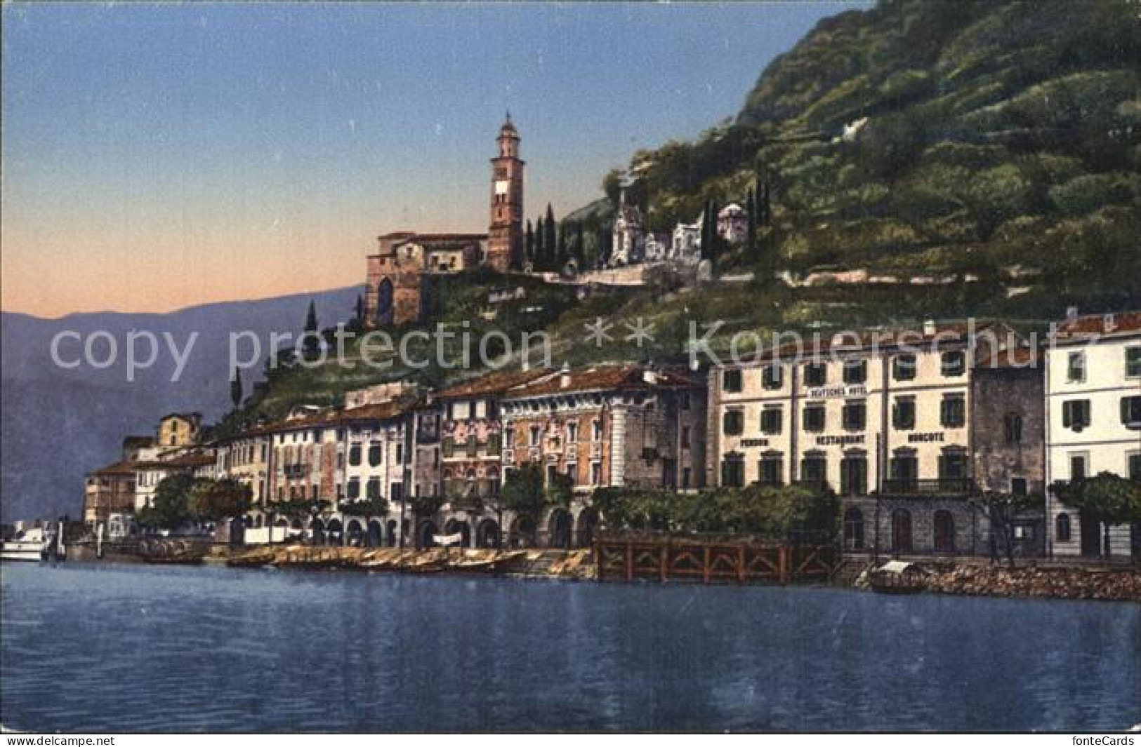 12472026 Morcote TI Lago Di Lugano Morcote - Andere & Zonder Classificatie