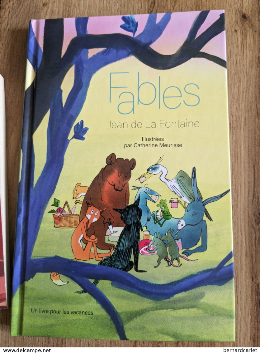 Lot De 2 Livres Jeunesse " Les Fables De Jean De La Fontaine Et L'omelette Au Sucre " - Klassieke Auteurs