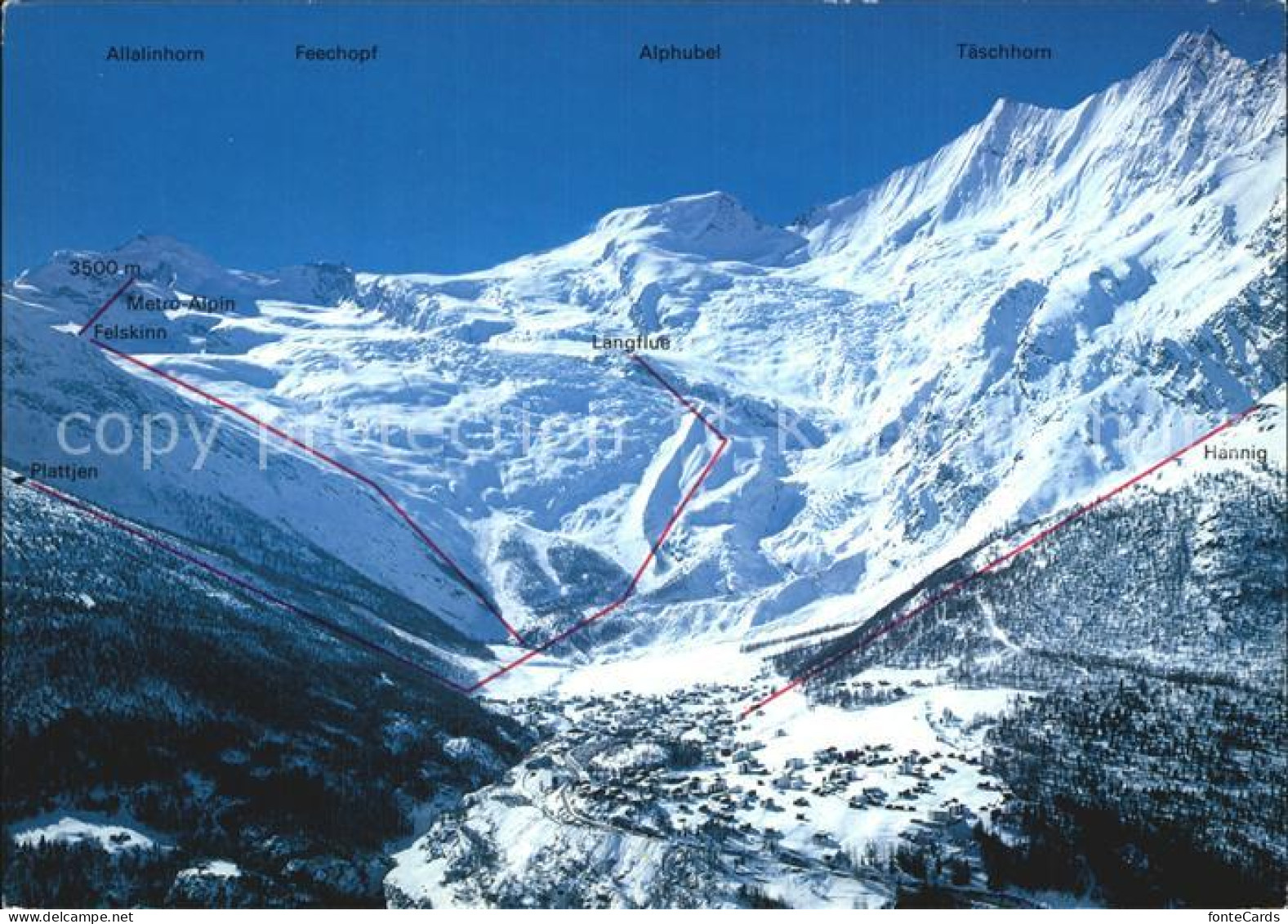 12459676 Saas-Fee Skiarena Saas-Fee - Other & Unclassified